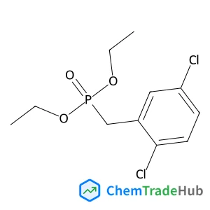 diethyl [(2,5-dichlorophenyl)methyl]phosphonate structure