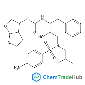 (3R,3aS,6aR)-Hexahydrofuro[2,3-b]furan-3-yl [(2S,3R)-4-{[(4-aminophenyl)sulfonyl](isobutyl)amino}-3-hydroxy-1-phenyl-2-butanyl]carbamate