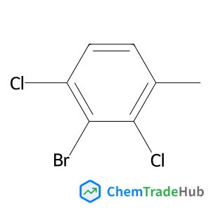 2-Bromo-1,3-dichloro-4-methylbenzene structure