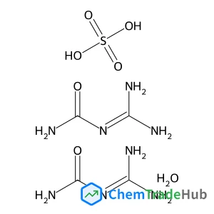 1-(Diaminomethylene)urea sulfate hydrate (2:1:1)