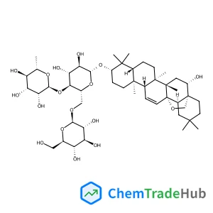 (3beta,16beta,17alpha,18alpha)-16-Hydroxy-13,28-epoxyolean-11-en-3-yl 6-deoxy-alpha-L-mannopyranosyl-(1->4)-[beta-D-glucopyranosyl-(1->6)]-beta-D-glucopyranoside