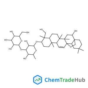 (3beta,16beta)-16,23-Dihydroxy-13,28-epoxyolean-11-en-3-yl 6-deoxy-3-O-beta-D-glucopyranosyl-beta-D-galactopyranoside