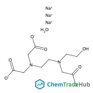 Sodium [{2-[bis(carboxylatomethyl)amino]ethyl}(2-hydroxyethyl)amino]acetate hydrate (3:1:1)