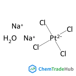 Sodium tetrachloroplatinate(2-) hydrate (2:1:1)