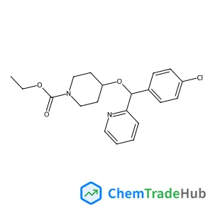 Ethyl 4-[(4-chlorophenyl)(2-pyridinyl)methoxy]-1-piperidinecarboxylate