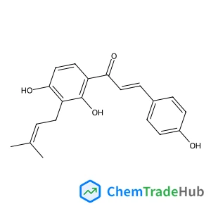 (2E)-1-[2,4-Dihydroxy-3-(3-methyl-2-buten-1-yl)phenyl]-3-(4-hydroxyphenyl)-2-propen-1-one
