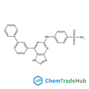 4-{[6-(3-Biphenylyl)-7H-purin-2-yl]amino}benzenesulfonamide