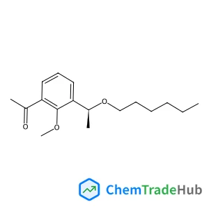 1-[3-[(1S)-1-(Hexyloxy)ethyl]-2-methoxyphenyl]ethanone