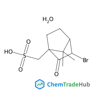 [(1S,3S,4S)-3-Bromo-7,7-dimethyl-2-oxobicyclo[2.2.1]hept-1-yl]methanesulfonic acid hydrate (1:1)