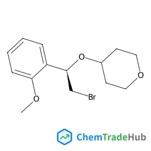 4-[(1R)-2-Bromo-1-(2-methoxyphenyl)ethoxy]tetrahydro-2H-pyran