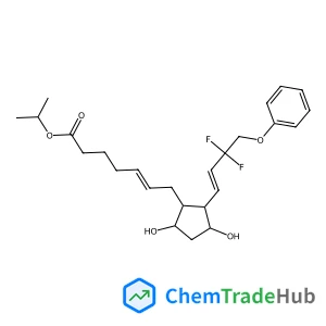 Isopropyl (5Z)-7-{(1R,2R,3R,5S)-2-[(1E)-3,3-difluoro-4-phenoxy-1-buten-1-yl]-3,5-dihydroxycyclopentyl}-5-heptenoate