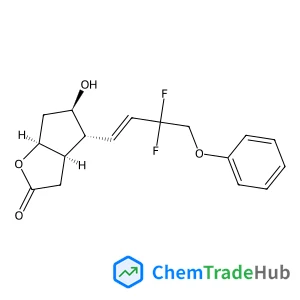 (3aR,4R,5R,6aS)-4-[(1E)-3,3-Difluoro-4-phenoxy-1-buten-1-yl]-5-hydroxyhexahydro-2H-cyclopenta[b]furan-2-one