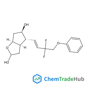 (3aR,4R,5R,6aS)-4-(3,3-Difluoro-4-phenoxy-1-buten-1-yl)hexahydro-2H-cyclopenta[b]furan-2,5-diol