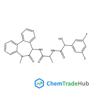 N~2~-[(2S)-2-(3,5-Difluorophenyl)-2-hydroxyacetyl]-N-[(7S)-5-methyl-6-oxo-6,7-dihydro-5H-dibenzo[b,d]azepin-7-yl]-L-alaninamide
