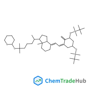 [[(1a,3b,5z,7e)-25-[(Tetrahydro-2H-pyran-2-yl)oxy]-9,10-secocholesta-5,7,10(19)-triene-1,3-diyl]bis(oxy)]bis[(1,1-dimethylethyl)dimethylsilane]
