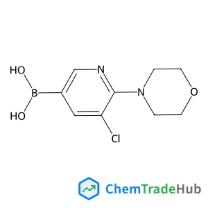 [5-Chloro-6-(4-morpholinyl)-3-pyridinyl]boronic acid