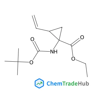 Ethyl (1R,2S)-1-({[(2-methyl-2-propanyl)oxy]carbonyl}amino)-2-vinylcyclopropanecarboxylate