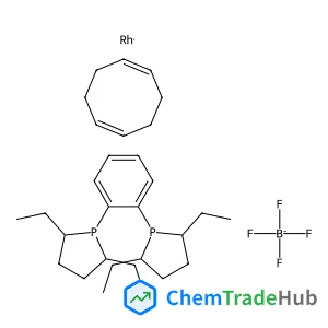 (+)-1,2-Bis((2S,5S)-2,5-diethylphospholano)benzene(1,5-cyclooctadiene)rhodium(I) tetrafluoroborate, Rh(COD)((S,S)-Et-DUPHOS)BF4