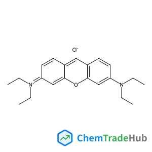 6-(Diethylamino)-N,N-diethyl-3H-xanthen-3-iminium chloride