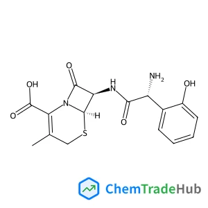 (6R,7R)-7-{[(2R)-2-Amino-2-(2-hydroxyphenyl)acetyl]amino}-3-methyl-8-oxo-5-thia-1-azabicyclo[4.2.0]oct-2-ene-2-carboxylic acid