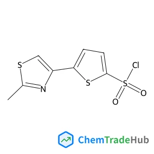 5-(2-Methyl-1,3-thiazol-4-yl)-2-thiophenesulfonyl chloride structure