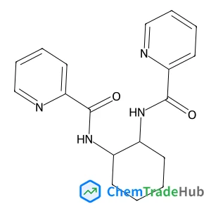 N,N'-(1R,2R)-1,2-Cyclohexanediyldi(2-pyridinecarboxamide) structure