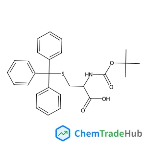 N-{[(2-Methyl-2-propanyl)oxy]carbonyl}-S-trityl-L-cysteine