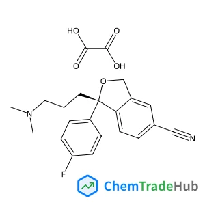 (1S)-1-[3-(Dimethylamino)propyl]-1-(4-fluorophenyl)-1,3-dihydro-2-benzofuran-5-carbonitrile ethanedioate (1:1)