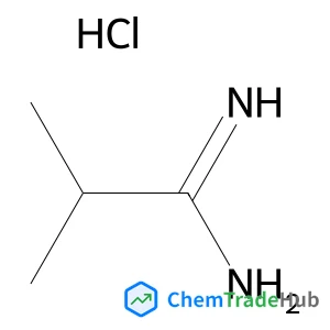 2-Methylpropanimidamide hydrochloride (1:1) structure