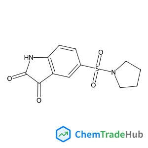 5-(1-Pyrrolidinylsulfonyl)-1H-indole-2,3-dione