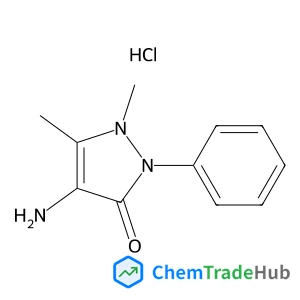 4-Amino-1,5-dimethyl-2-phenyl-1,2-dihydro-3H-pyrazol-3-one hydrochloride (1:1)