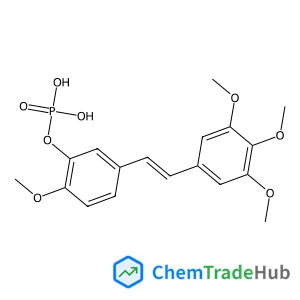 (Z)-2-Methoxy-5-(3,4,5-trimethoxystyryl)phenyl dihydrogen phosphate