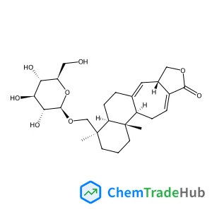 [(4R,4aS,7aS,12aR,12bS)-4,12b-Dimethyl-10-oxo-2,3,4,4a,5,6,7a,8,10,12,12a,12b-dodecahydro-1H-naphtho[1',2':5,6]cyclohepta[1,2-c]furan-4-yl]methyl beta-D-glucopyranoside