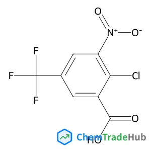 2-Chloro-3-nitro-5-(trifluoromethyl)benzoic acid structure 2-Chloro-3-nitro-5-(trifluoromethyl)benzoic acid structure