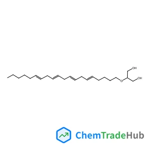 2-[(5Z,8Z,11Z,14Z)-5,8,11,14-Icosatetraen-1-yloxy]-1,3-propanediol structure