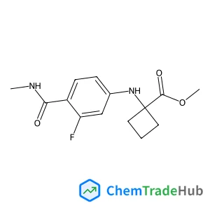 Methyl 1-{[3-fluoro-4-(methylcarbamoyl)phenyl]amino}cyclobutanecarboxylate
