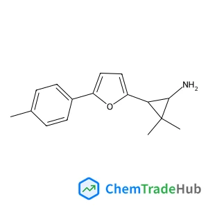 2,2-Dimethyl-3-[5-(4-methylphenyl)-2-furyl]cyclopropanamine structure