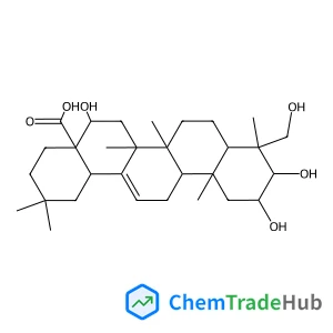 (2beta,3beta,5xi,16alpha,18alpha)-2,3,16,23-Tetrahydroxyolean-12-en-28-oic acid