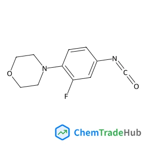 (3-Fluoro-4-(morpholinyl)phenyl)isocyanate