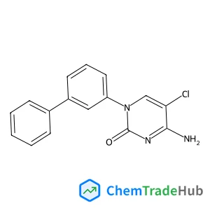 4-Amino-1-(3-biphenylyl)-5-chloro-2(1H)-pyrimidinone