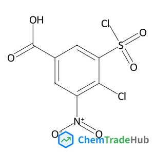 4-Chloro-3-(chlorosulfonyl)-5-nitrobenzoic acid