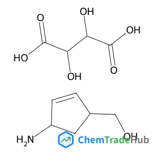 (2S,3S)-2,3-Dihydroxysuccinic acid - [(1S,4R)-4-amino-2-cyclopenten-1-yl]methanol (1:1)
