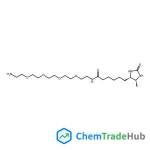 N-(14-Amino-3,6,9,12-tetraoxatetradec-1-yl)-6-[(4R,5S)-5-methyl-2-oxo-4-imidazolidinyl]hexanamide