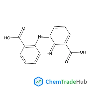1,6-Phenazinedicarboxylic acid structure
