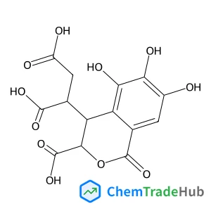 (2S)-2-[(3S,4S)-3-Carboxy-5,6,7-trihydroxy-1-oxo-3,4-dihydro-1H-isochromen-4-yl]succinic acid