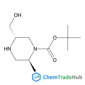 2-Methyl-2-propanyl (2S,5S)-5-(hydroxymethyl)-2-methyl-1-piperazinecarboxylate