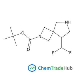 2-Methyl-2-propanyl 8-(difluoromethyl)-2,6-diazaspiro[3.4]octane-2-carboxylate