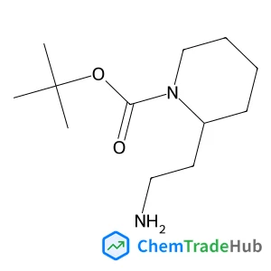 2-Methyl-2-propanyl 2-(2-aminoethyl)-1-piperidinecarboxylate