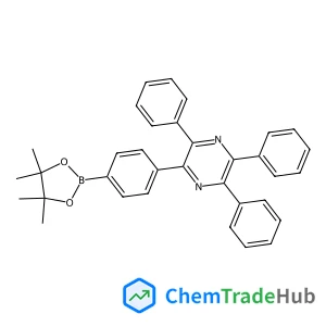 2,3,5-Triphenyl-6-[4-(4,4,5,5-tetramethyl-1,3,2-dioxaborolan-2-yl)phenyl]pyrazine