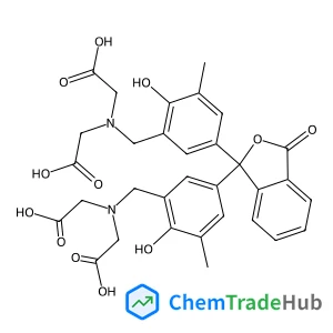2,2',2'',2'''-{(3-Oxo-1,3-dihydro-2-benzofuran-1,1-diyl)bis[(6-hydroxy-5-methyl-3,1-phenylene)methylenenitrilo]}tetraacetic acid